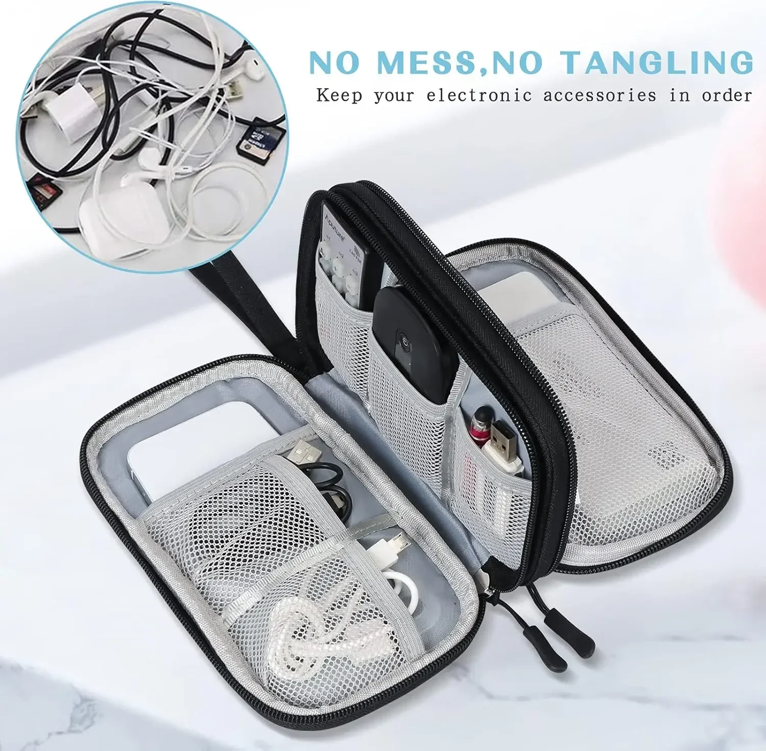 Travel Cable Bag Portable Digi - đánh giá và giá Travel Accessories Bag