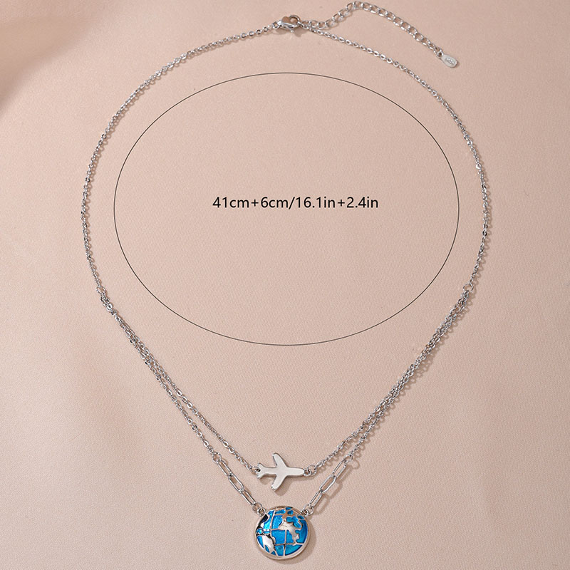 Fashion Double Chain Globe Air - đánh giá và giá Travel Accessories Gifts For Men