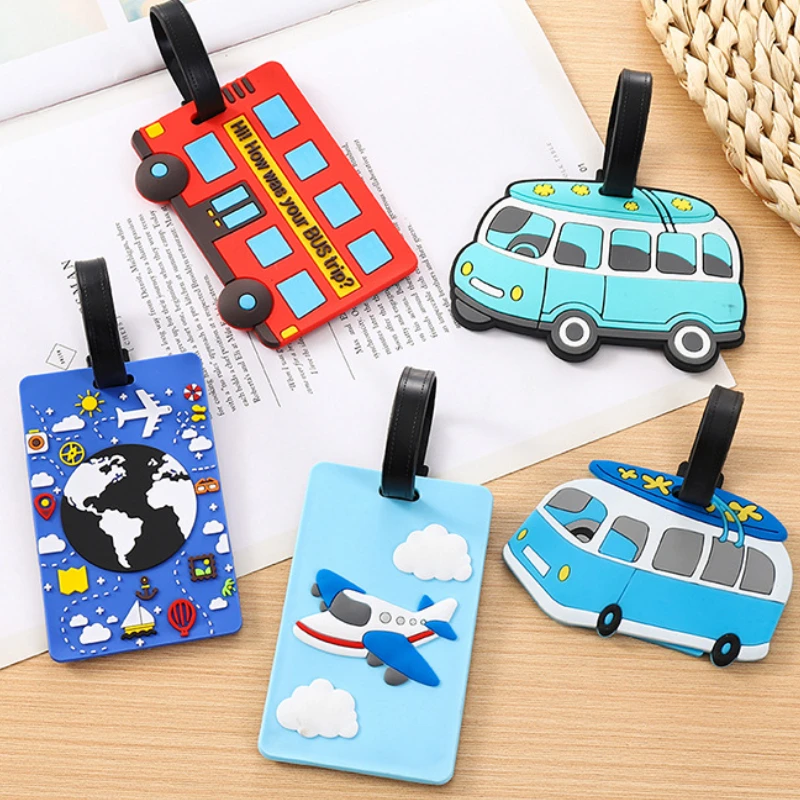 Cute Cartoon Cars PVC Silicone - đánh giá và giá Travel Accessories Unique