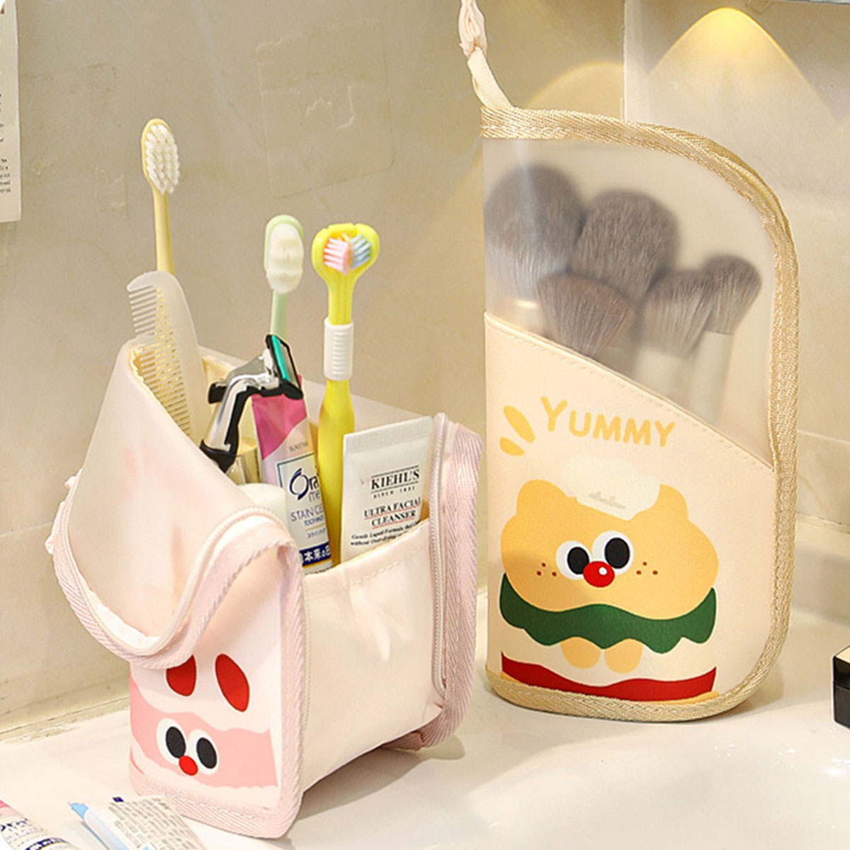 1Pcs Cosmetic Bag Travel Stand - đánh giá và giá Travel Accessories Bag