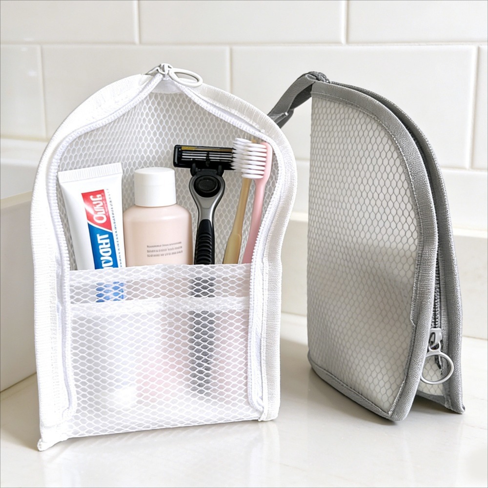 Mesh Toiletry Bag Breathable Q - đánh giá và giá Travel Accessories Bag
