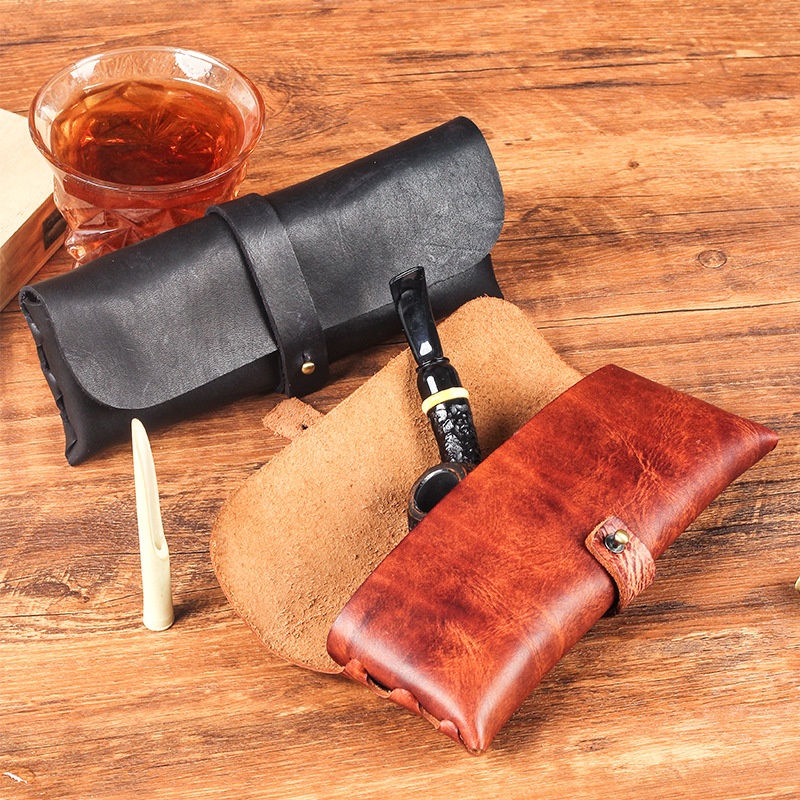 Vintage Cow Leather Pipe Bag H - đánh giá và giá Travel Accessories Pouch For Men