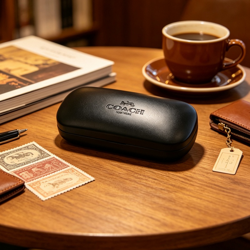 COACH Black Hard Glasses Case  - đánh giá và giá Travel Accessories Gifts For Men