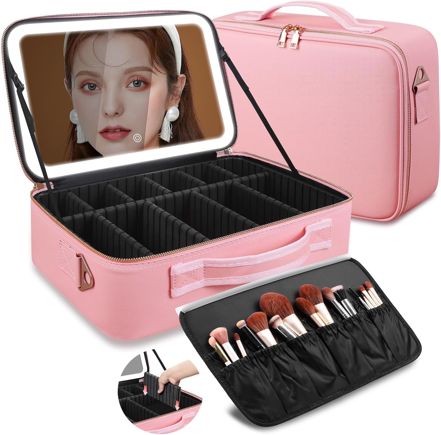 Large Capacity Makeup Bag 15'' - đánh giá và giá Travel Accessories Bag