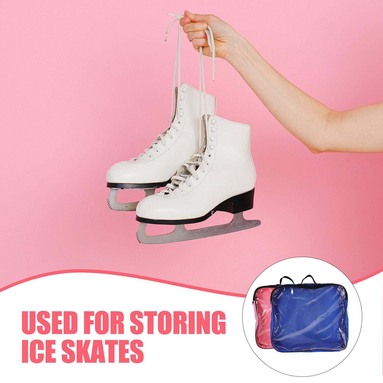 2Pcs Skate Bag Heavy Duty Roll - đánh giá và giá Shoe Bag Travel