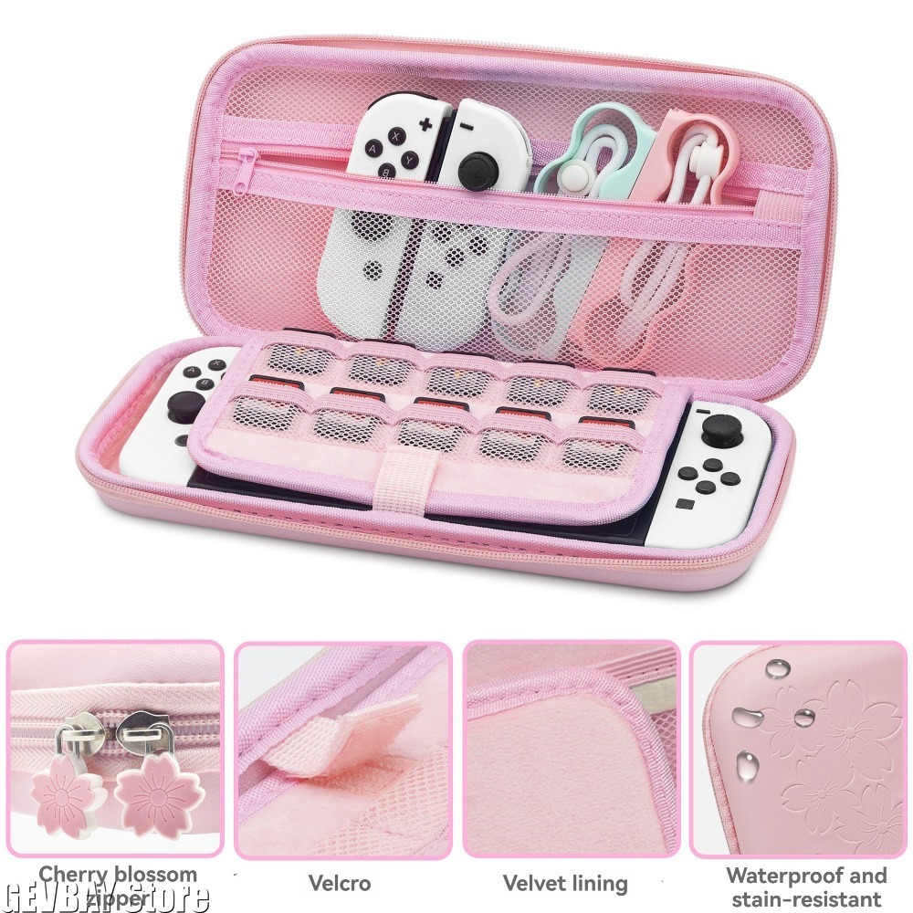 PU  Sakura Pink Shell Portable - đánh giá và giá Travel Accessories Pink
